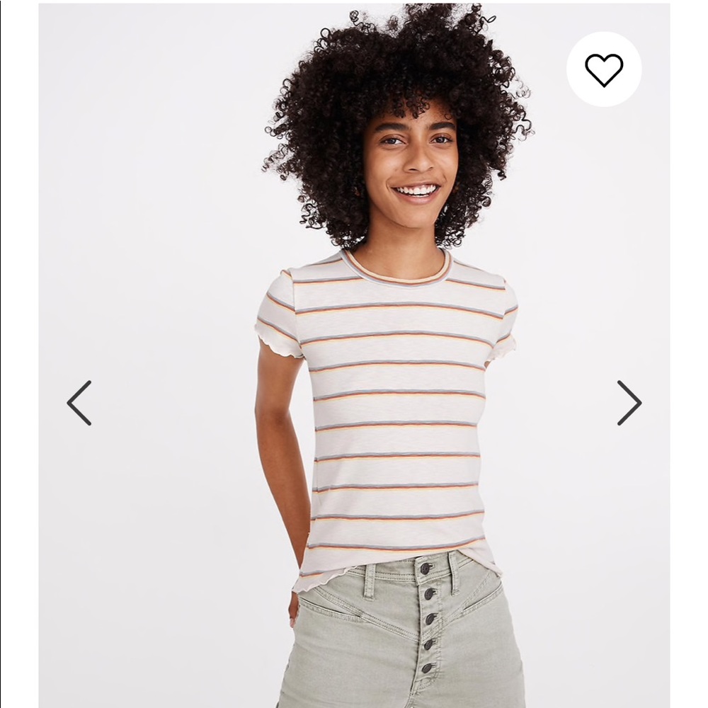 MADEWELL | Baby Tee in Aldsworth Stripe